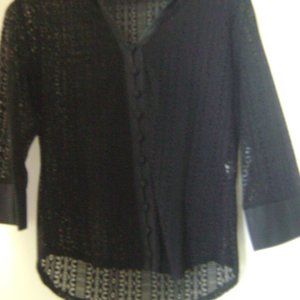 black blouse long  sleeve